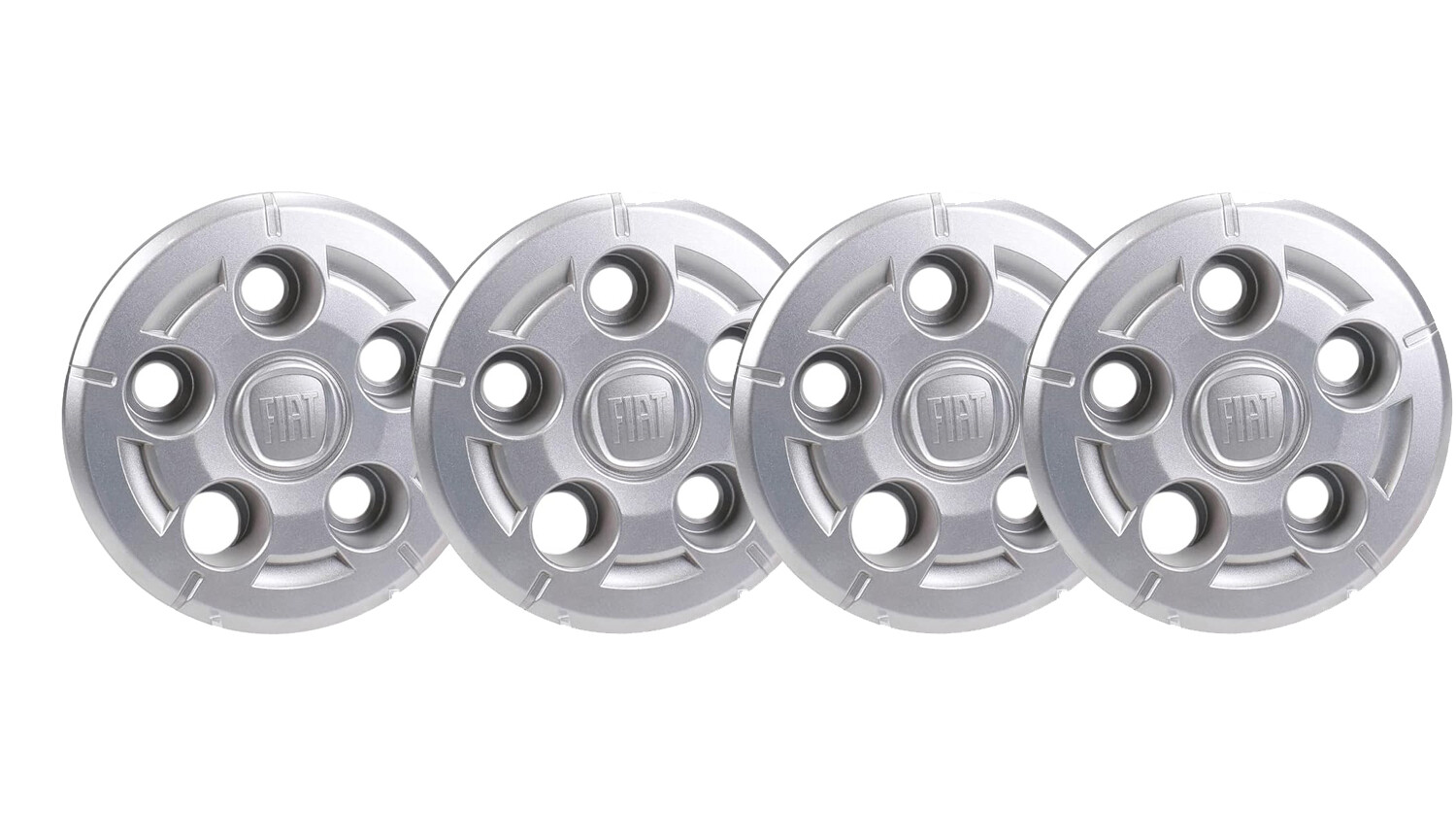 Enjoliveurs 16" Fiat Ducato anti-vibration et anti-perte d'origine lot de 4