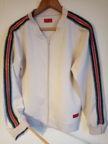 Vintage HAUS of JR, Boys/unisex Cream Tracksuit Jacket, Teen 14 yrs - Picture 12 of 12