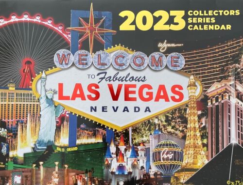 2023 1 Year 13 Month Las Vegas Wall Calendar Harrahs Caesars Wynn