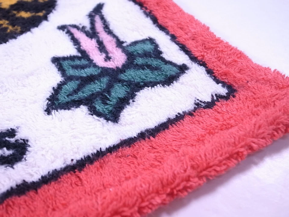 HERMES Paris Algodón Toalla de Playa Alfombra de Baño Toalla Leopardos 95×64cm Excelente Foto 4 de 4