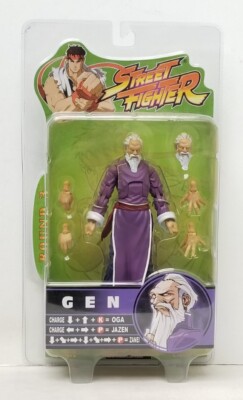 2005 SOTA Toys 6'' Street Fighter 15th Round 3 ''Gen (Purple)'' Action Figure READ
