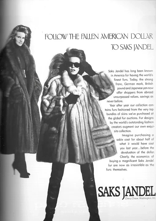 VOGUE PARIS 1987 LINDA EVANGELISTA CINDY CRAWFORD FURS VENDELA