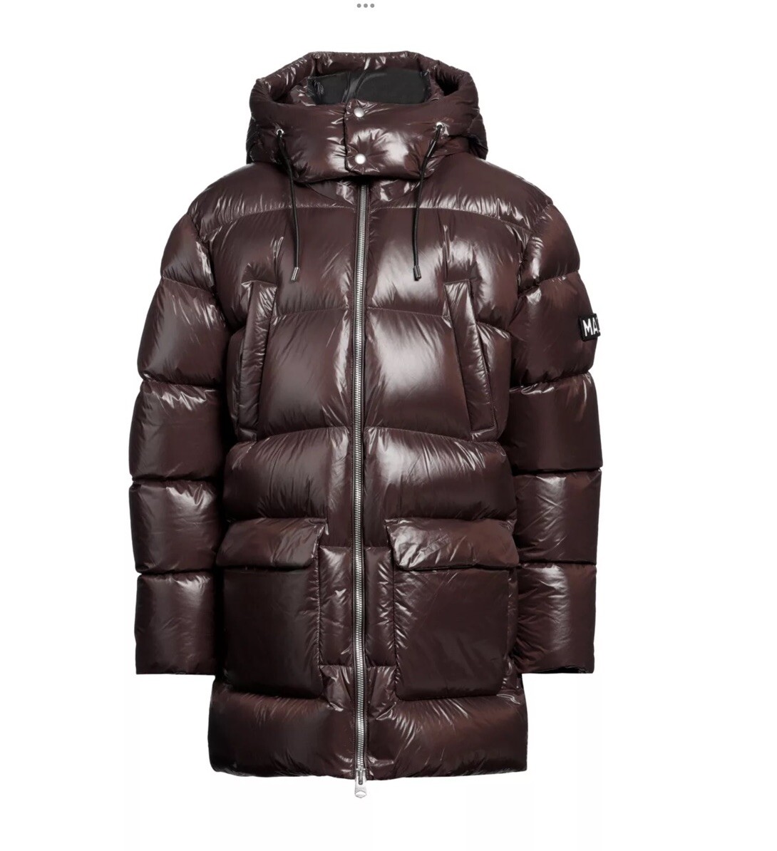 MACKAGE Kendrick-R Down Quilted Jacket US40 L Brown Hooded MACKAGE Kendrick-R Down Quilted Jacket US40 L Brown Hooded
