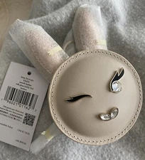 NWT Kate Spade 3D Bun Bun Bunny Rabbit Leather Coin Case Purse Wallet