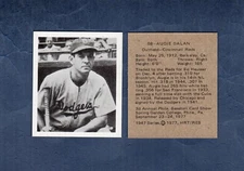 #58 AUGIE GALAN, Dodgers & Reds ~ 1947 Bowman HRT/RES | pre-EPSCC promo card