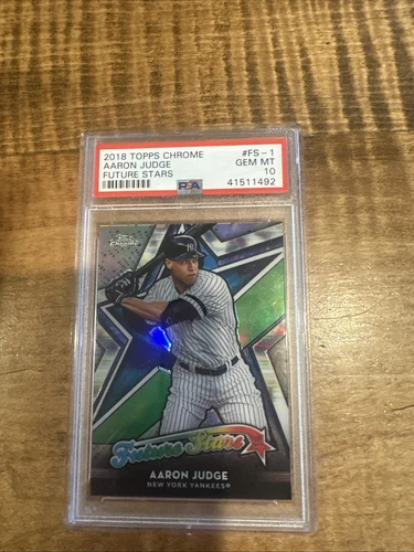 2018 Topps Chrome - Future Stars #FS-1 Aaron Judge Psa 10