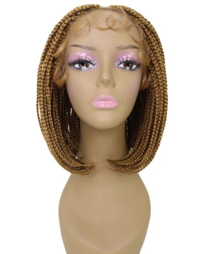 LUXLUXE Tiara gerade 12 Zoll lang 4X4 handgebundene Spitze geflochtene Perücke, BLB-0140 - Bild 48 von 128