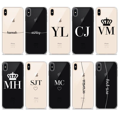PV PERSONALISED Personalised Name Case Shockproof Custom Cover For iPhone XR 11 12 13 14 15