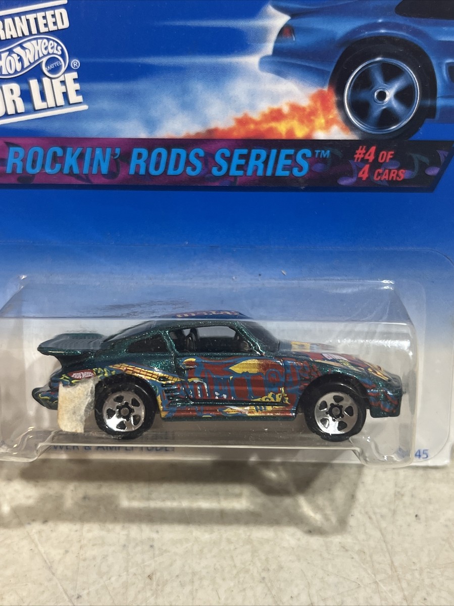 1997 Hot Wheels #572 Rockin' Rods Series #4 Porsche 930, Mtflk. Dk