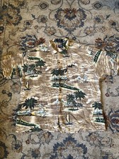 Chaps Ralph Lauren Men's Hawaiian Beach Button Down Shirt Size 2XB