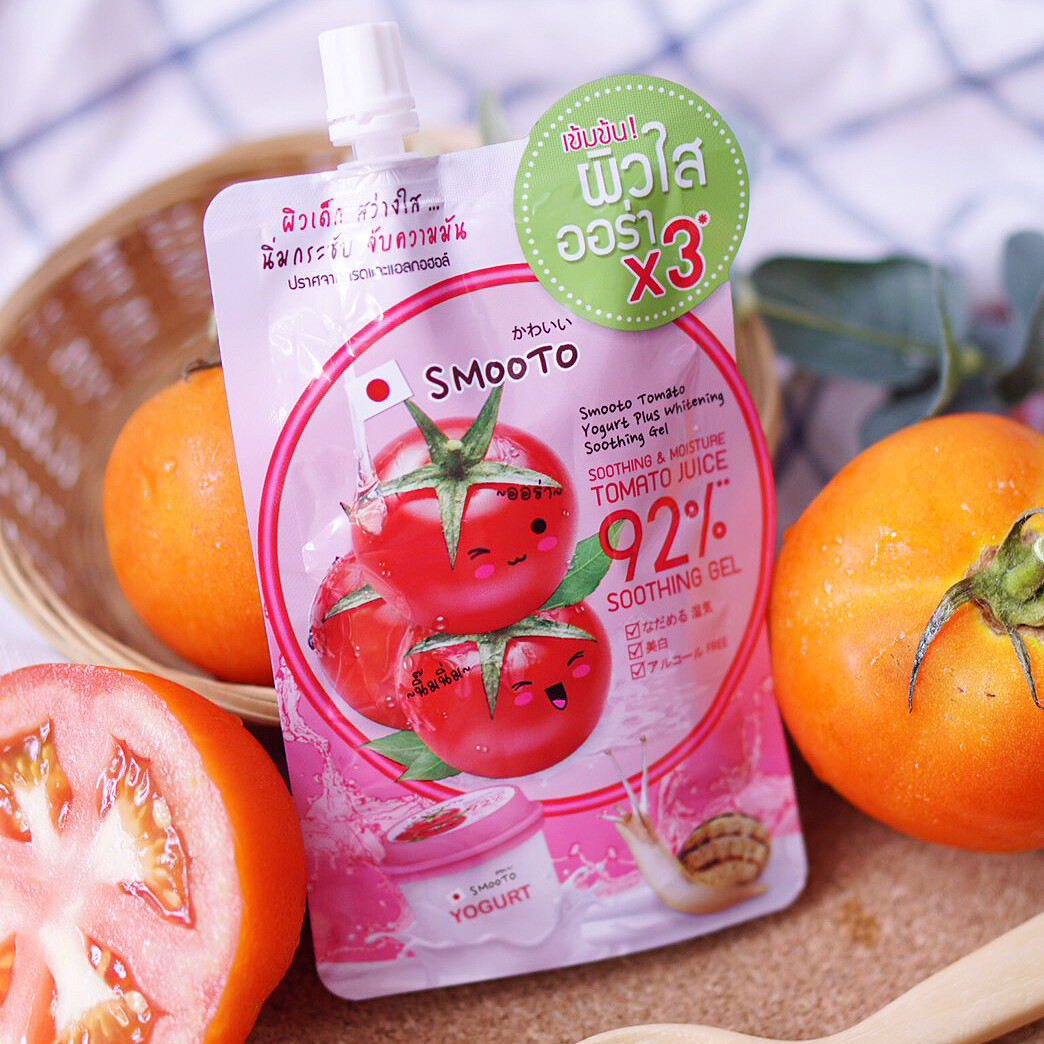 Smooto Tomato Yogurt Collagen Plus Whitening Soothing Gel 92