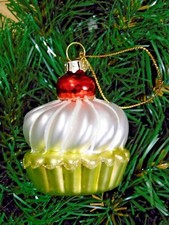 Hand-Blown Glass Ornament CAKE Christmas Tree Decoration Modern Ukraine 2019