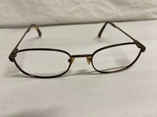 Brooks Brothers BB 1014 1567 Gunmetal Oval Wire Rim Frames 50-19-145