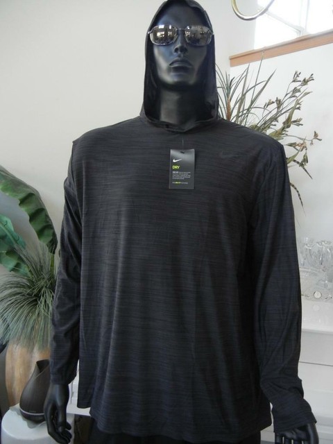 dri fit long sleeve shirt with hood