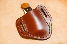 Custom Leather Pancake Sheath for Buck 110 or similar left or right hand 