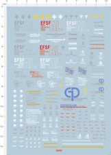 HG 1/144 RX-78 GP02A E.F.S.F GP03S GDM Physalis Markings Model Water Slide Decal