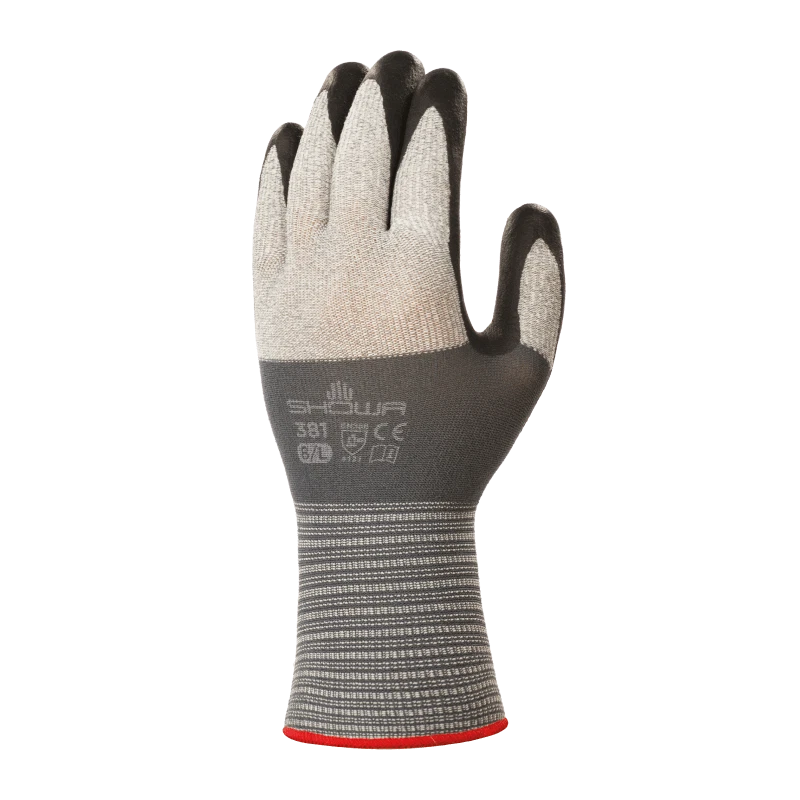 Showa 381 Handschuhe Abriebfestigkeit Ölbeständige Geprägt Mikroporösen Nitril - Bild 2 von 4