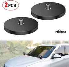 2pcs Magnetic Base LED Light Holder Clamp Mounting Brackets for ATV SUV OffRoad
