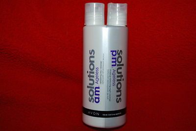 Avon Solutions AM PM Ageless Night Cleanser Sealed Discontinued 3.4 Fl.Oz. 