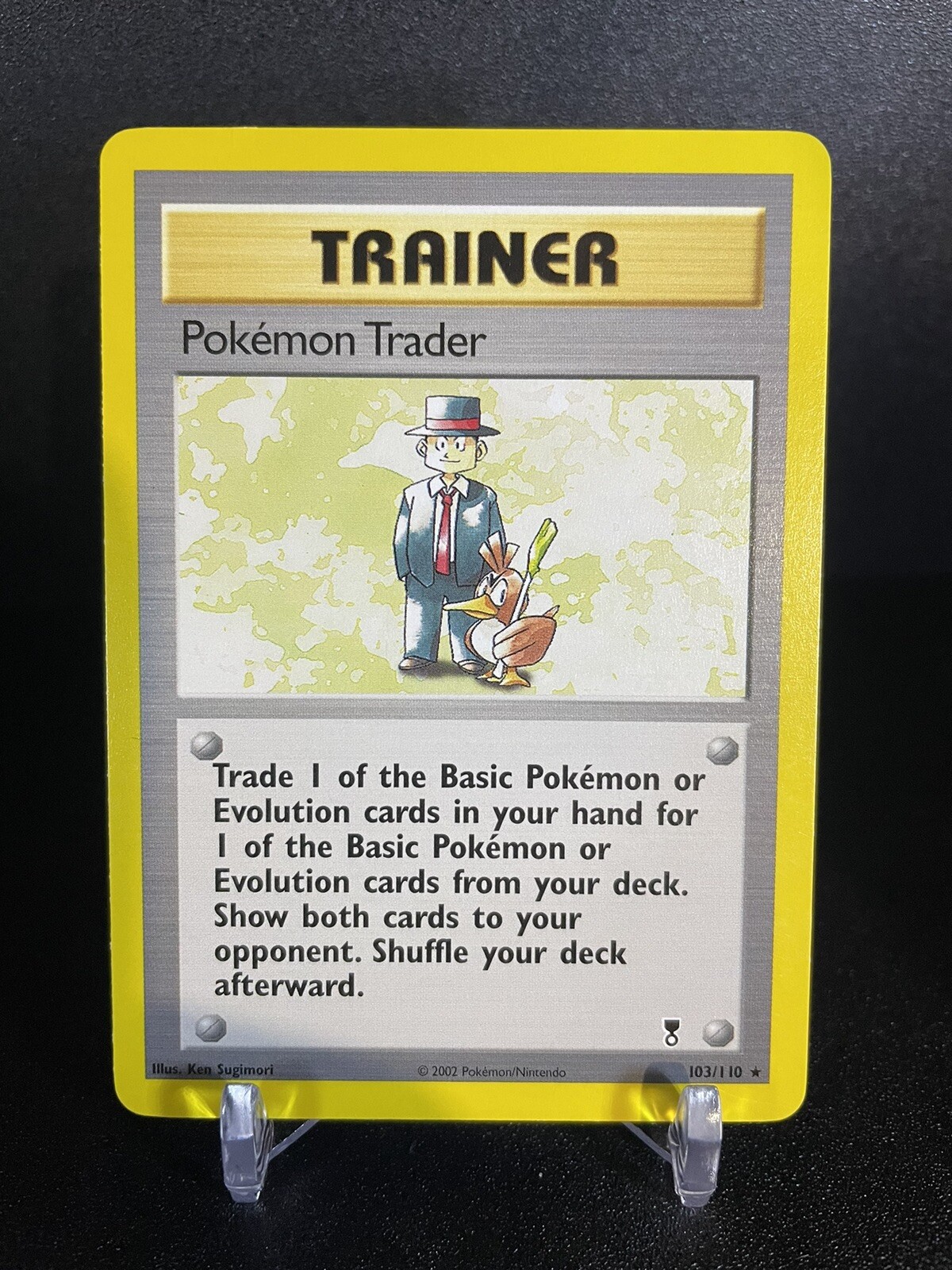 Pokemon Trader 103/110 Legendary Collection Non-Holo Rare Trainer ...