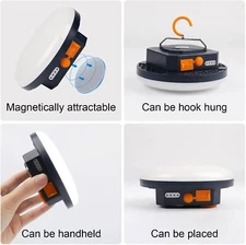 Led Camping Lantern Rechargeable Ultra Bright Tent Light Outdoor IPX4 Waterproof