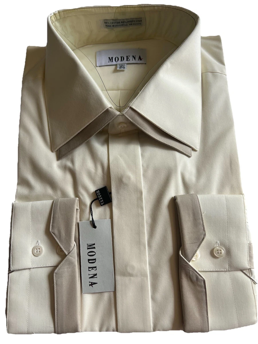 Ivory MODENA Dress Shirts for Men for sale | eBay