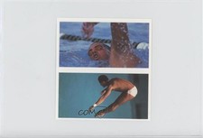 1992 Brooke Bond Olympic Challenge Uncut Pairs Greg Louganis Matt Biondi 0a4f