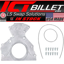 Ict Billet Lsx Block Billet Aluminum Rear Main Cover