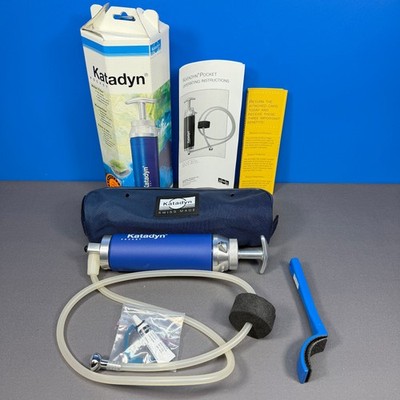 KATADYN POCKET WATER FILTER PUMP SELF DISINFECTING SWISS CAMPING HIKING