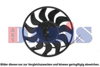 LÜFter MotorkÜHlung Rechts Aks Dasis 048048N FÜR Audi Seat