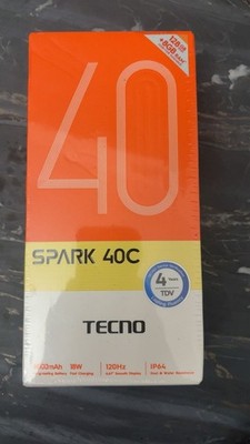 Tecno Spark 40C Smartphone 8/128gb With 13 Months Warranty 