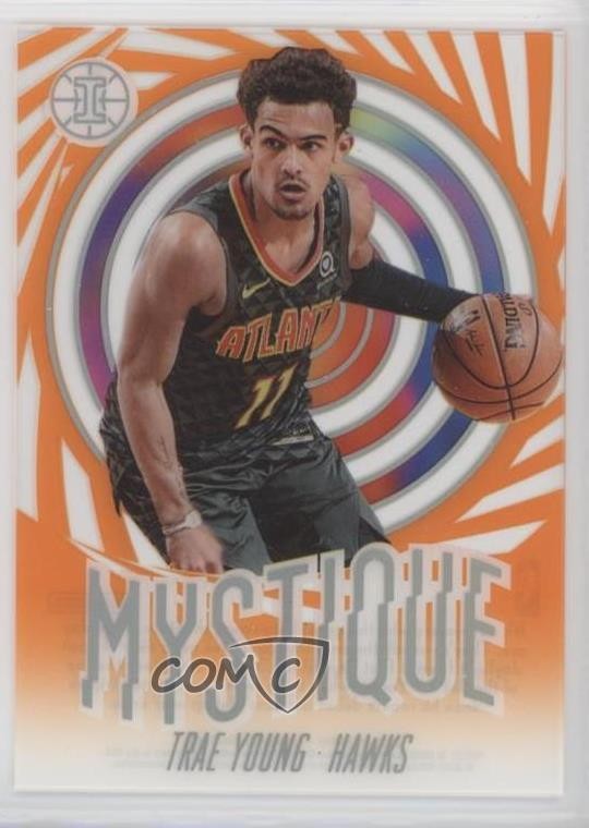 2019-20 Panini Illusions Mystique Orange Trae Young #16 0gt4