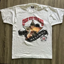 Vintage Gone with the Wind T Shirt Made in USA Size Large White Screen Stars