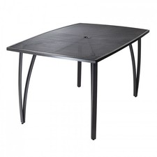 Table de jardin en métal maillé "Vancouver" 1500 x 900 x 720 mm D94047
