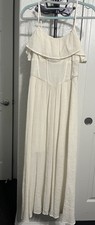 Cream Crinkle Sundress SHEIN Size XS