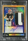 DRAKE LONDON 2024 PANINI ONE #376 WONDERFUL ONES PATCH AUTO BRONZE 2/20 FALCONS