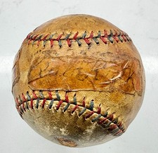 Old Vintage Estate Find Signed Autographed Baseball Jimmie Foxx Babe Ruth Etc