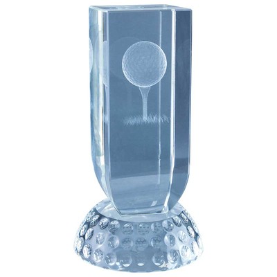 Arclight Premium Kristall Golf Trophäe - kostenlose Gravur - inklusive Präsentation