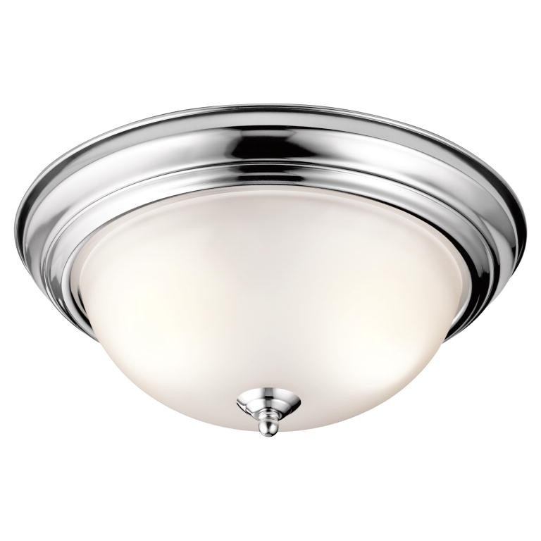 Kichler Independence 2 Light 13"  Chrome Flush Mount Light C