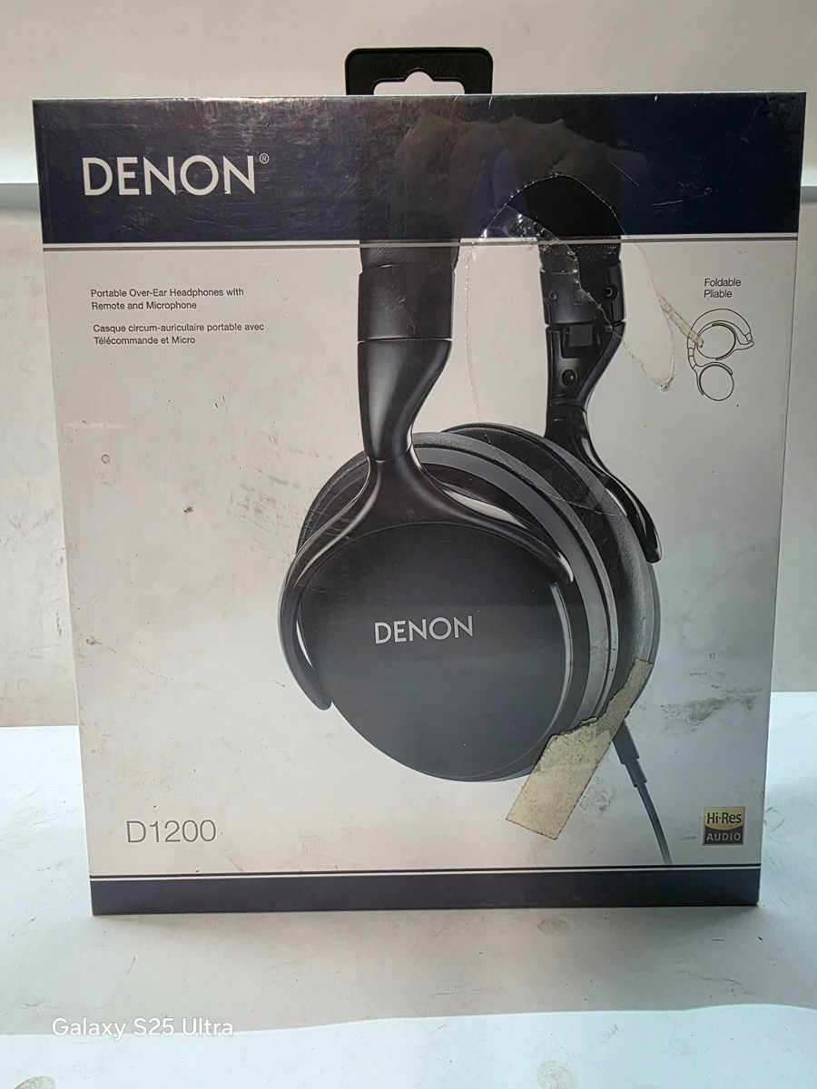 Denon AH-D1200 Over-Ear Closed Back Wired Headphones Black | eBay