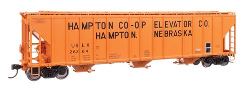 Tolva cubierta Walthers Proto HO 106196 Hampton Coop USLX 55' Evans 4780 | Condition: New