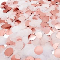 Konfetti Streudeko RoséGold Punkte Tischdeko FüR Geburtstag Hochzeit 30G