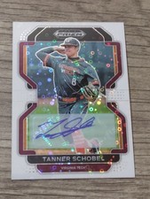 2022 Panini Prizm Draft Picks - Tanner Schobel #PDP68 White Donut Circle Auto/50