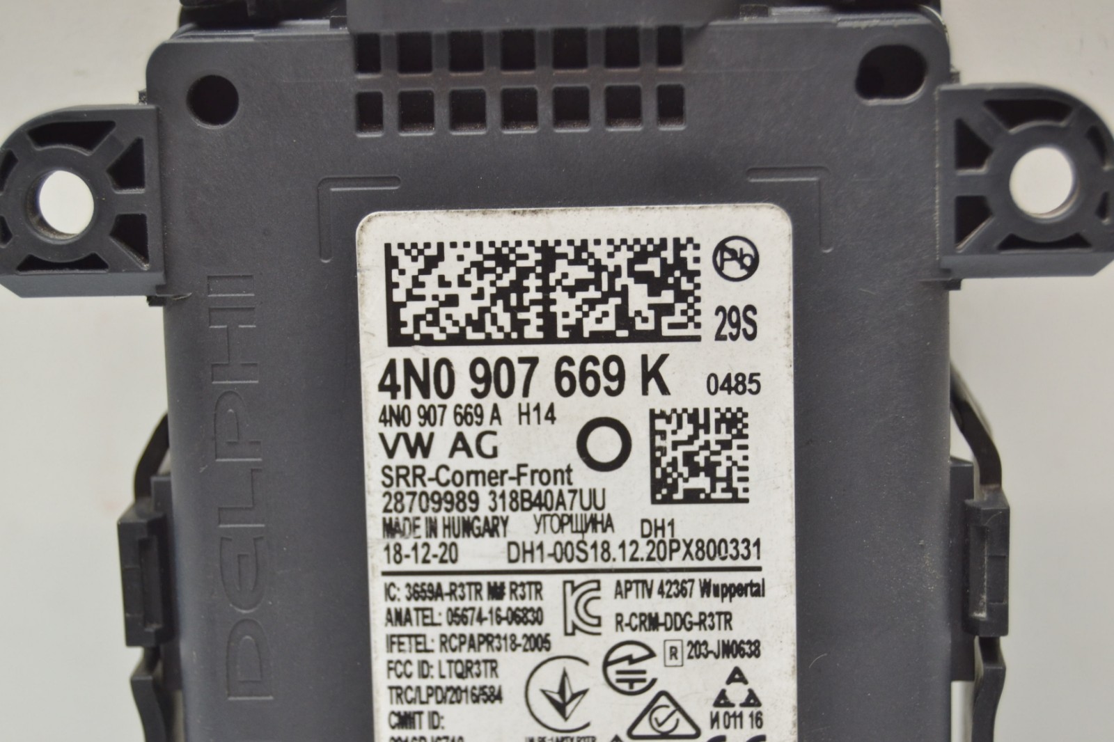 Radar Sensor Control Unit Lane Change Assist For 18-23 Lamborghini Urus Used OE