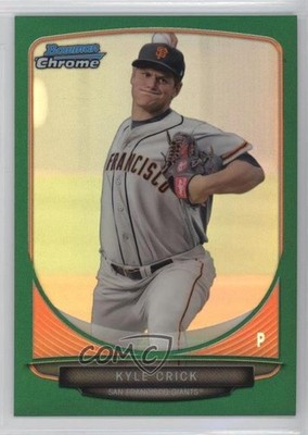 2013 Bowman Draft Top Prospects Chrome Green Refractor 29/75 Kyle Crick 0b0