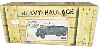 Corgi CC11102 Scale 1:50 Scammell Constructors Parker Bent Heavy Haulage Boxed.