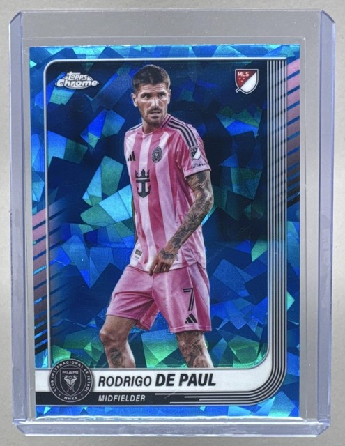Rodrigo De Paul 2025 Topps Chrome MLS Sapphire #134
