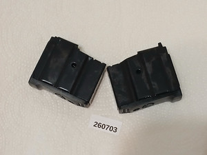 Lot of Two Factory Ruger Mini 14 5 Round .223 Blue Steel Magazines # 260703