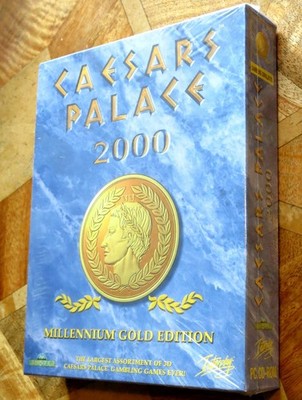 Caesars Palace 2000 - Millennium Gold Edition (PC CD-ROM) Big Box - Neu & Sealed