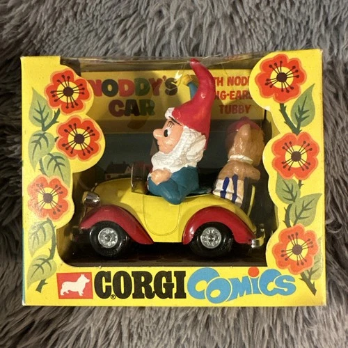 * VINTAGE CORGI COMICS NODDY BIG-EARS AND TUBBY DIECAST CAR *SC